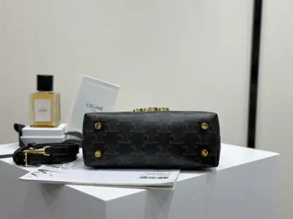 REPLICA CELINE TEEN NINO BAG IN TRIOMPHE CANVAS 118112 #3977 - Image 4