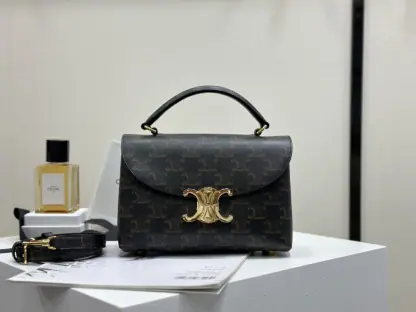 REPLICA CELINE TEEN NINO BAG IN TRIOMPHE CANVAS 118112 #3977
