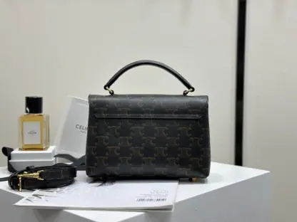 REPLICA CELINE TEEN NINO BAG IN TRIOMPHE CANVAS 118112 #3977 - Image 9