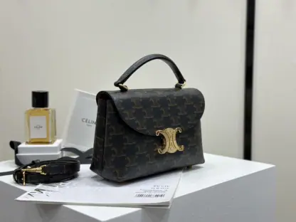 REPLICA CELINE TEEN NINO BAG IN TRIOMPHE CANVAS 118112 #3977 - Image 6