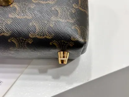REPLICA CELINE TEEN NINO BAG IN TRIOMPHE CANVAS 118112 #3977 - Image 16