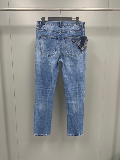 Replica Prada Men's Five-pocket denim jeans #4060 - Image 2