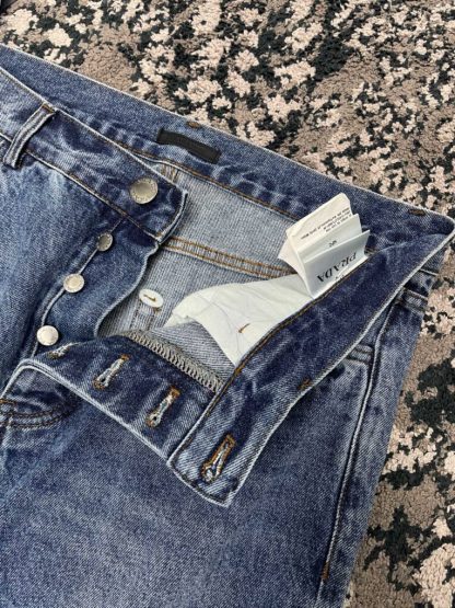 Replica Prada Men's Five-pocket denim jeans #4060 - Image 5