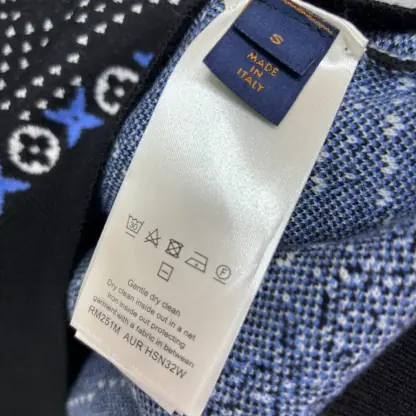 Replica Louis Vuitton Men's Jacquard Wool Pullover Sweater #4126 - Image 5