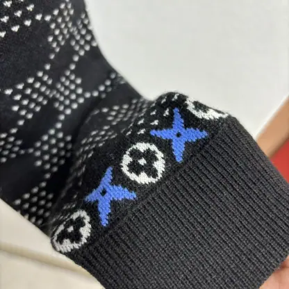 Replica Louis Vuitton Men's Jacquard Wool Pullover Sweater #4126 - Image 8