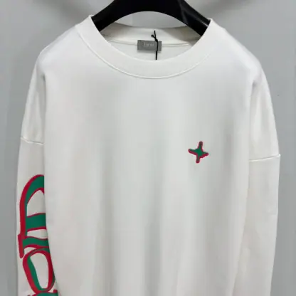 Replica DIOR AND LEWIS HAMILTON Sweatshirt For Men White #4066 - Image 5