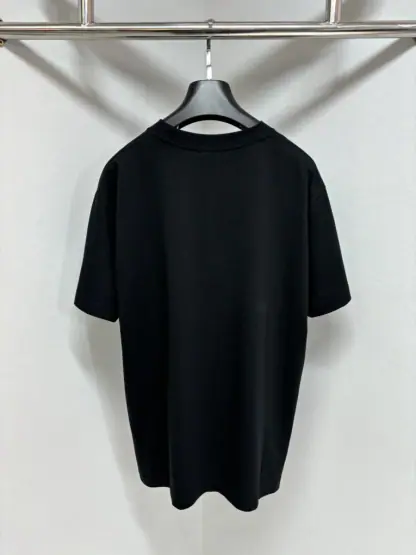 Replica Dior Men's Archives Labels T-Shirt Relaxed Fit Black #4073 - Image 2