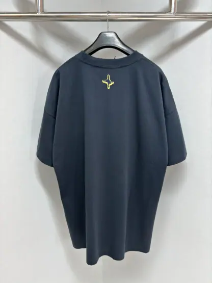 Replica DIOR AND LEWIS HAMILTON T-Shirt Oversized Fit Blue #4076 - Image 3