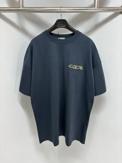 Replica DIOR AND LEWIS HAMILTON T-Shirt Oversized Fit Blue #4076