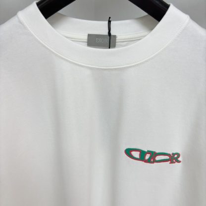 Replica DIOR AND LEWIS HAMILTON T-Shirt Oversized Fit White #4075 - Image 7
