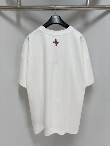 Replica DIOR AND LEWIS HAMILTON T-Shirt Oversized Fit White #4075 - Image 2