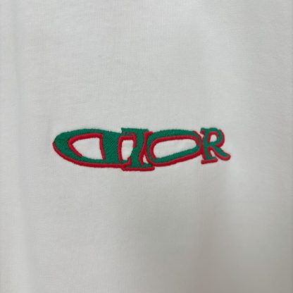 Replica DIOR AND LEWIS HAMILTON T-Shirt Oversized Fit White #4075 - Image 6