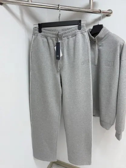 Replica Dior Men's CD Icon Track Pants Grey #4004
