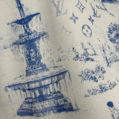 Replica Louis Vuitton Men's Printed Cotton Pique T-Shirt #4113 - Image 7