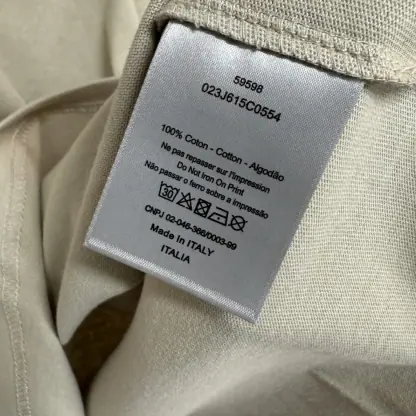 Replica Dior Men's Charm T-Shirt Relaxed Fit Beige #4072 - Image 4