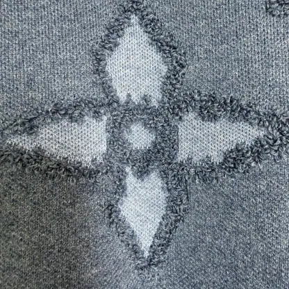 Replica Louis Vuitton Men's Textured Cotton Crewneck Sweatshirt #4127 - Image 7