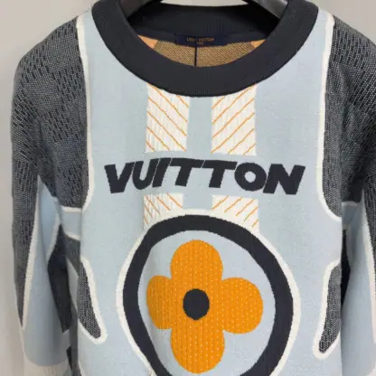Replica Louis Vuitton Quilted Cotton Blend Crewneck 1AGK19 #4137 - Image 6