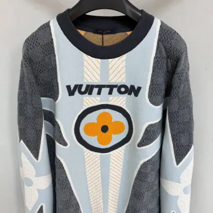 Replica Louis Vuitton Quilted Cotton Blend Crewneck 1AGK19 #4137 - Image 7