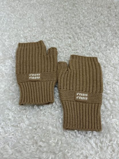 Replica Miu Miu Wool and cashmere gloves 2025 #4088 - Image 7