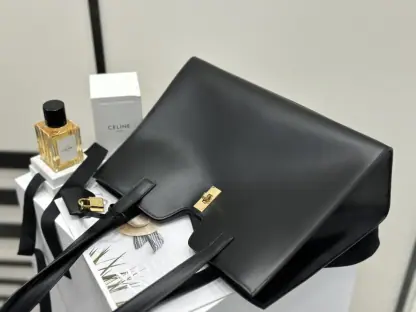 REPLICA CELINE CABAS 16 SOFT IN SMOOTH CALFSKIN BLACK #3943 - Image 9