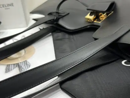 REPLICA CELINE CABAS 16 SOFT IN SMOOTH CALFSKIN BLACK #3943 - Image 2