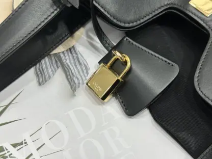 REPLICA CELINE CABAS 16 SOFT IN SMOOTH CALFSKIN BLACK #3943 - Image 7