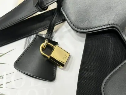 REPLICA CELINE CABAS 16 SOFT IN SMOOTH CALFSKIN BLACK #3943 - Image 5