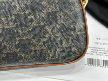 REPLICA CELINE MULTI BAG IN TRIOMPHE CANVAS AND CALFSKIN 114122 #3978 - Image 7