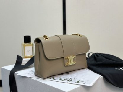 REPLICA CELINE TEEN CELINE VICTOIRE BAG IN SUPPLE CALFSKIN 116593 BROWN SEPIA #3956 - Image 13