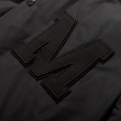 REPLICA MONCLER LATELTIN DOWN BOMBER JACKET BLACK #4130 - Image 9