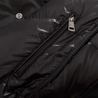 REPLICA MONCLER LATELTIN DOWN BOMBER JACKET BLACK #4130 - Image 7