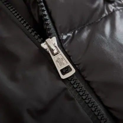 REPLICA MONCLER LATELTIN DOWN BOMBER JACKET BLACK #4130 - Image 6