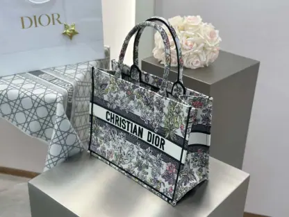 Replica Dior Medium Dior Book Tote Latte Dior #4143 - Image 2