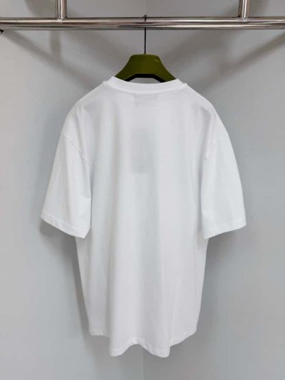 Replica GUCCI PRINTED COTTON JERSEY T-SHIRT White #4156 - Image 3