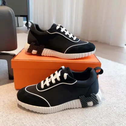 Replica HERMES Bouncing Sneakers Men Women #4178 - Image 5