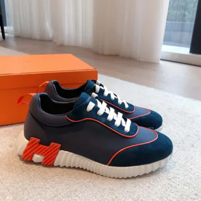 Replica HERMES Bouncing Sneakers Men Women #4177 - Image 8