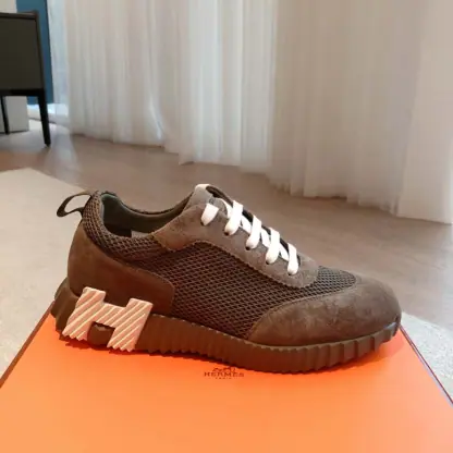 Replica HERMES Bouncing Sneakers Men Women #4182 - Image 6