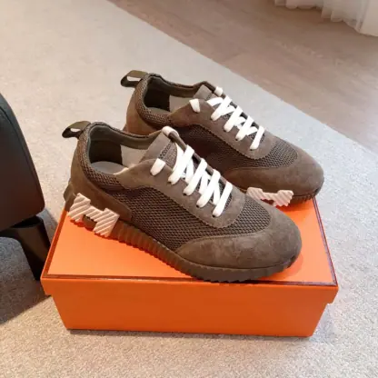 Replica HERMES Bouncing Sneakers Men Women #4182 - Image 9