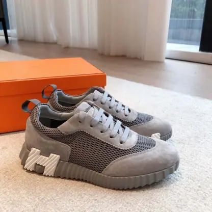 Replica HERMES Bouncing Sneakers Men Women #4180 - Image 2