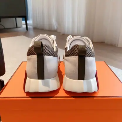 Replica HERMES Bouncing Sneakers Men Women #4181 - Image 4