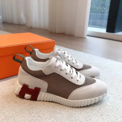 Replica HERMES Bouncing Sneakers Men Women #4181 - Image 9
