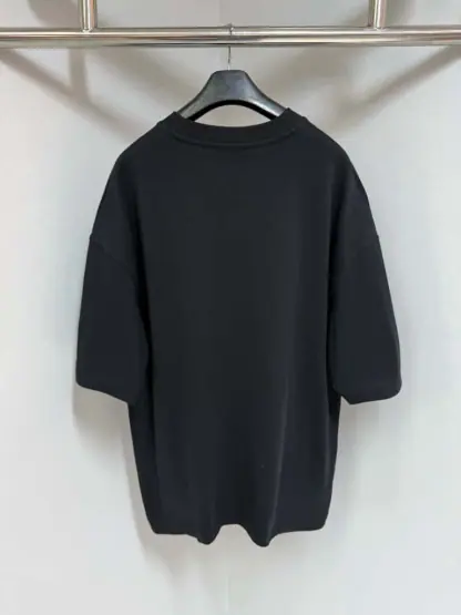Replica Bottega Veneta Pima Cotton Jersey Oversized T-Shirt Black #4161 - Image 6