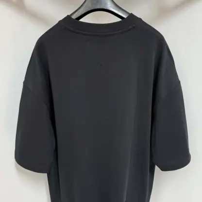 Replica Bottega Veneta Pima Cotton Jersey Oversized T-Shirt Black #4161 - Image 3