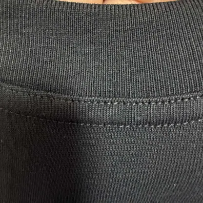 Replica Bottega Veneta Pima Cotton Jersey Oversized T-Shirt Black #4161 - Image 9