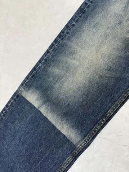 Replica Louis Vuitton Sunfaded Effect Denim Skate Pants 1AHBMW 2025 #4173 - Image 3