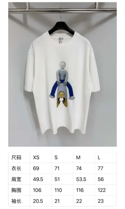 Replica Loewe Loose fit T-shirt in cotton For Men 2025SS #4193 - Image 5