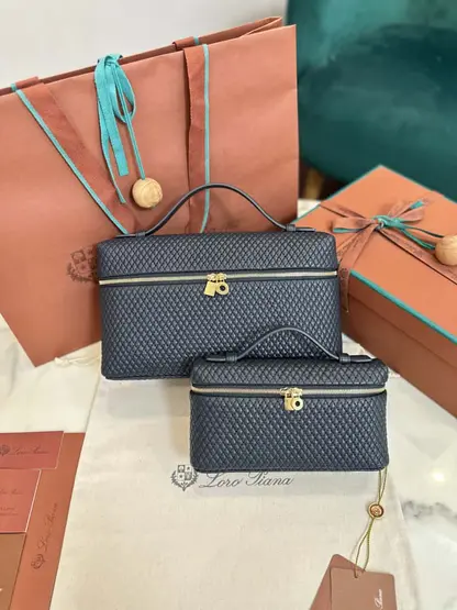 Replica Loro Piana Extra Pocket L19 Blue Navy Lambskin - Image 4