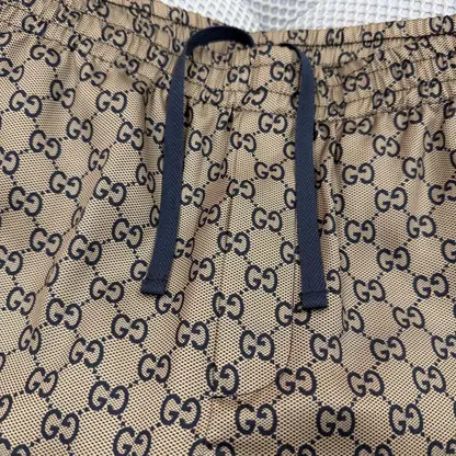 REPLICA GUCCI PRINTED SILK TWILL SHORTS MEN 2025 - Image 6
