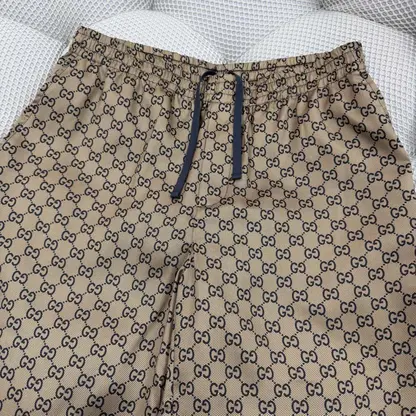 REPLICA GUCCI PRINTED SILK TWILL SHORTS MEN 2025 - Image 8