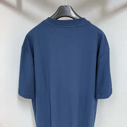 Replica Prada Technical cotton T-shirt 2025 For Men navy - Image 7